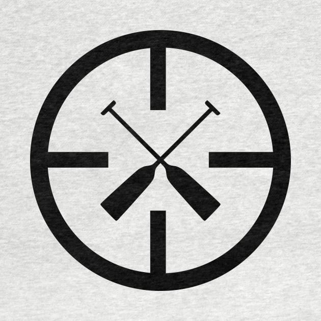 Rowing Paddling Target Cross Watersports by Shirtbubble